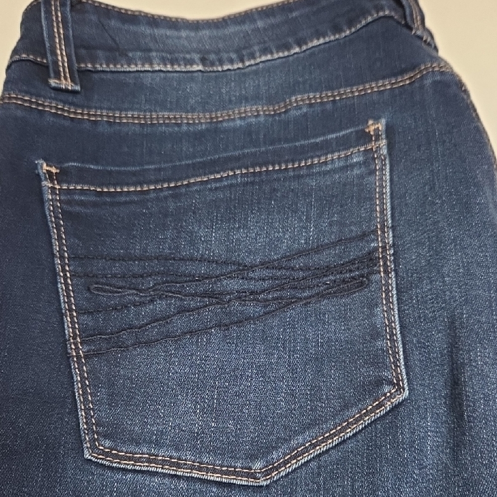 White House Black Market Dark Blue Bootcut Jeans - Picture 5 of 9